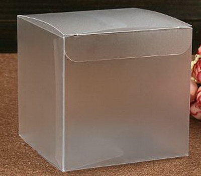 Frosted plastic PVC folding box for packaging PB-007