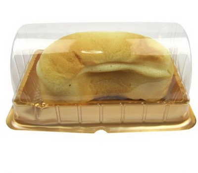 Bread blister packaging with holder and cover FD-010