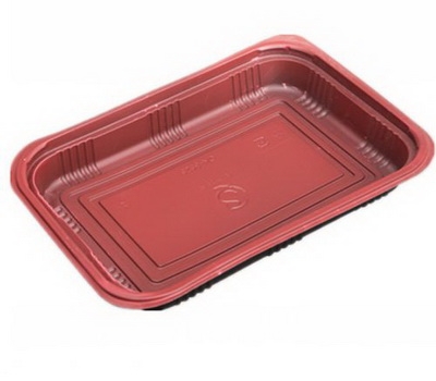 Vegetable disposable plastic packaging container FD-014