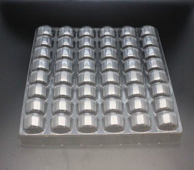Clear plastic blister packing for 48 macarons in one set MC-006