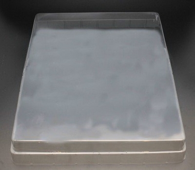 Clear plastic PET protection cover for 48 macaron packaging MC-008