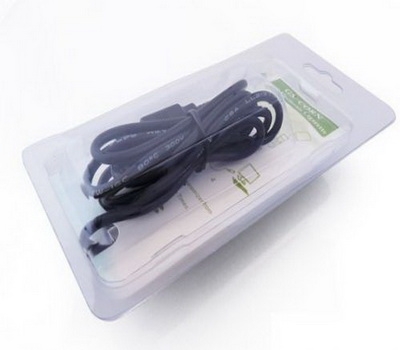 Plastic clamshell blister packaging with EURO hole for hanging ED-004