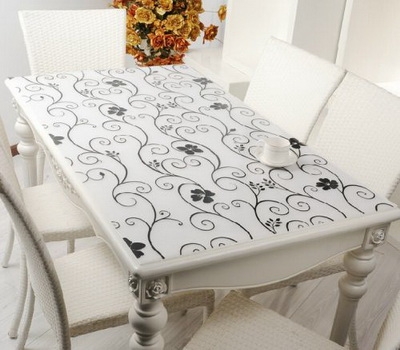 Custom clear plastic table mat with printing OP-004