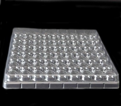 White plastic PET blister tray for macaron packaging MC-011