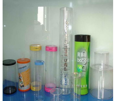 Plastic barrel packaging with lid for small products PL-006