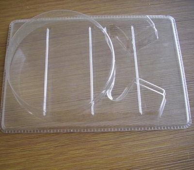 Plastic clameshell packaging for electronic item ED-007