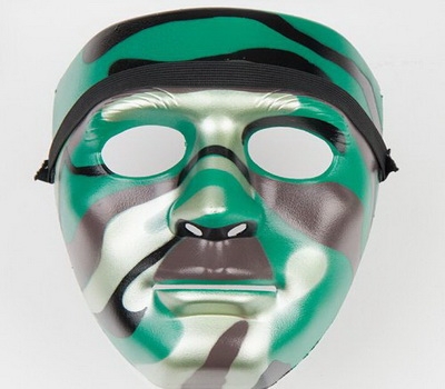 Soldier style plastic face masks MK-008