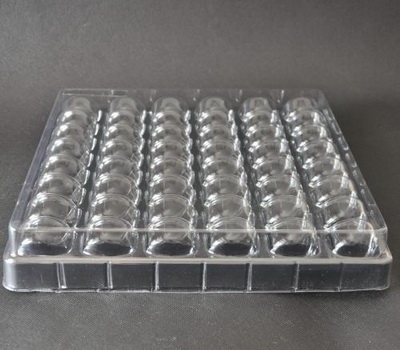 Clear plastic blister packaging tray for macaron MC-016