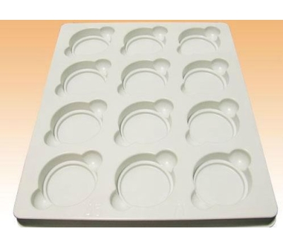 Plastic flocking packaging tray FP-014