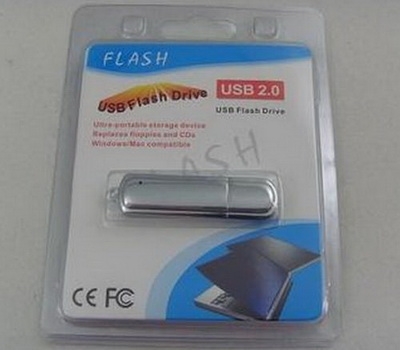 Transparent plastic blister card for USB packaging ED-015