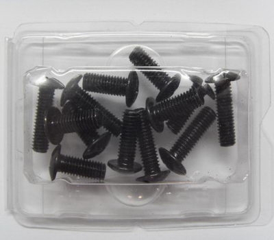 Clear plastic blister card packing for screw PM-013