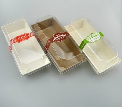 Clear plastic box for small cake packaging FD-025