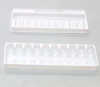 White plastic blister inner tray packaging fro medicine MP-016