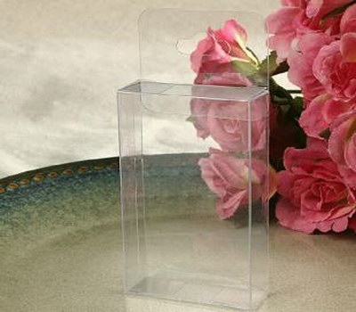 Clear PVC box gift packing with EURO hole for hanging PB-005