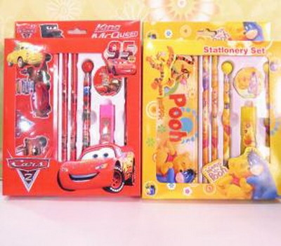 White blister packaging for stationery set ST-003