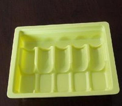 Green medicine blister packaging for five holders MP-009