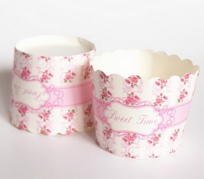 Custom design food grade paper cupcake box packaging PA-018